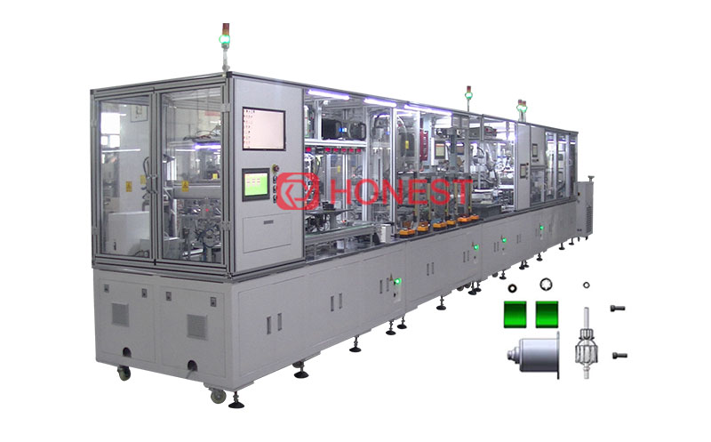 ABS brake automatic motor assembly machine